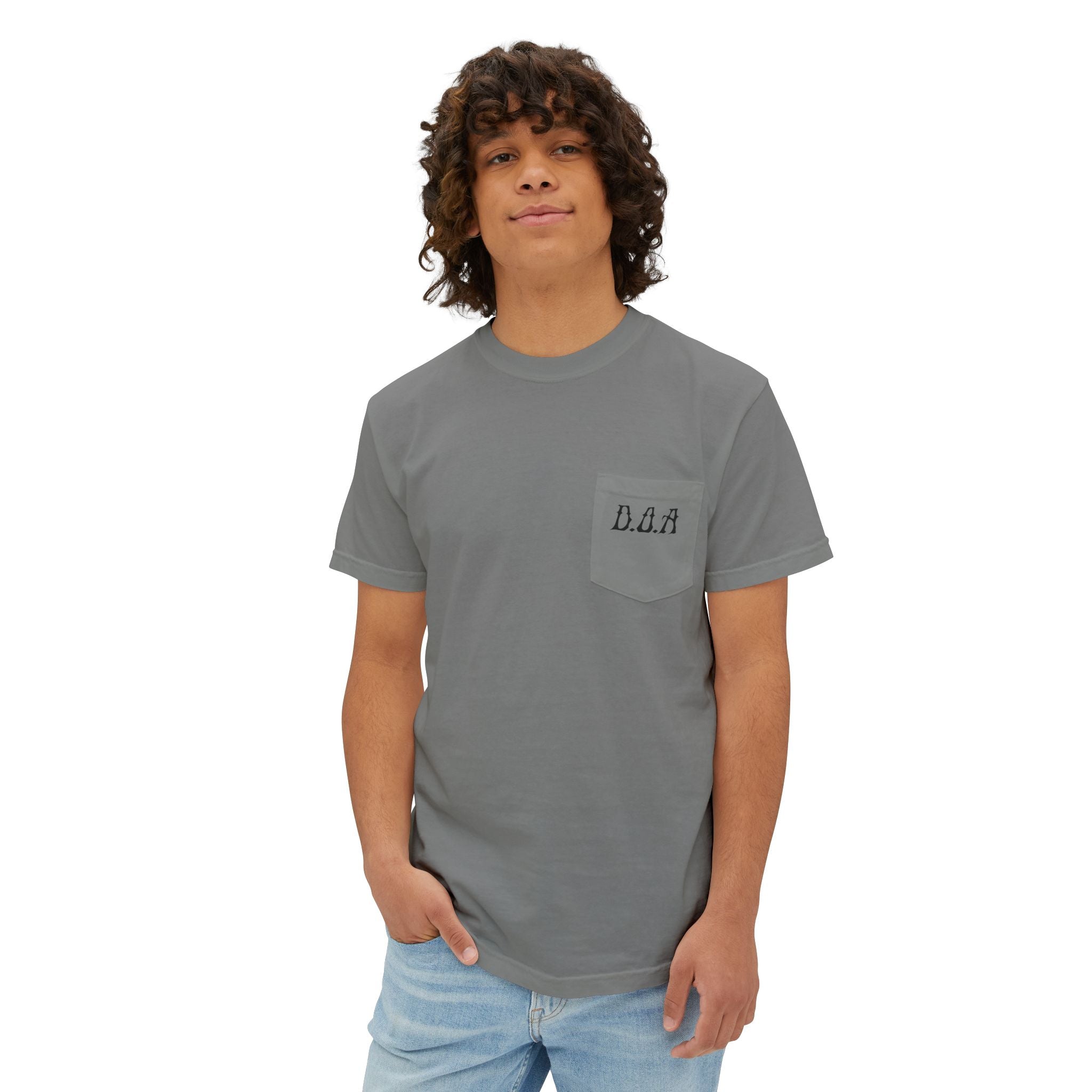 "Dead On Arrival" Comfort Colors Pocket T-Shirt