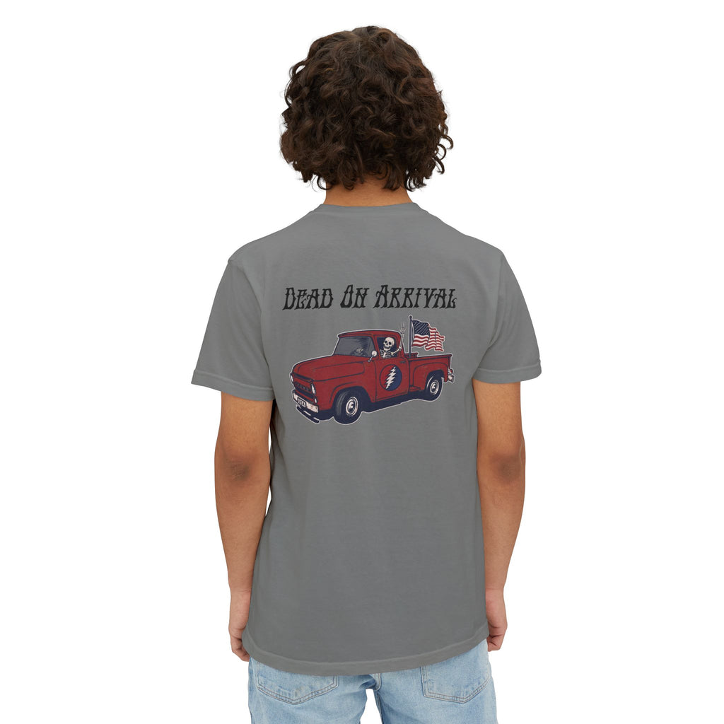 "Dead On Arrival" Comfort Colors Pocket T-Shirt