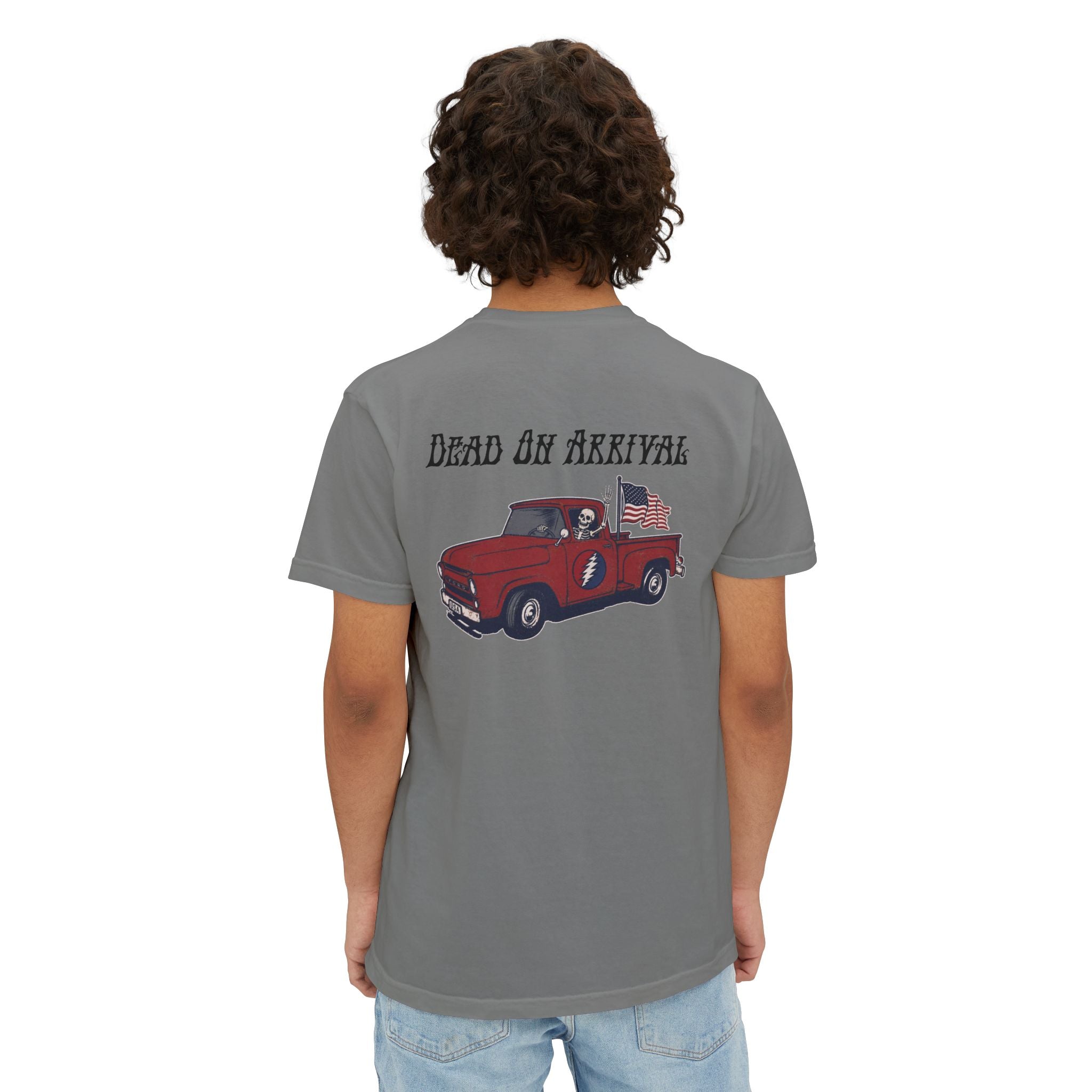 "Dead On Arrival" Comfort Colors Pocket T-Shirt