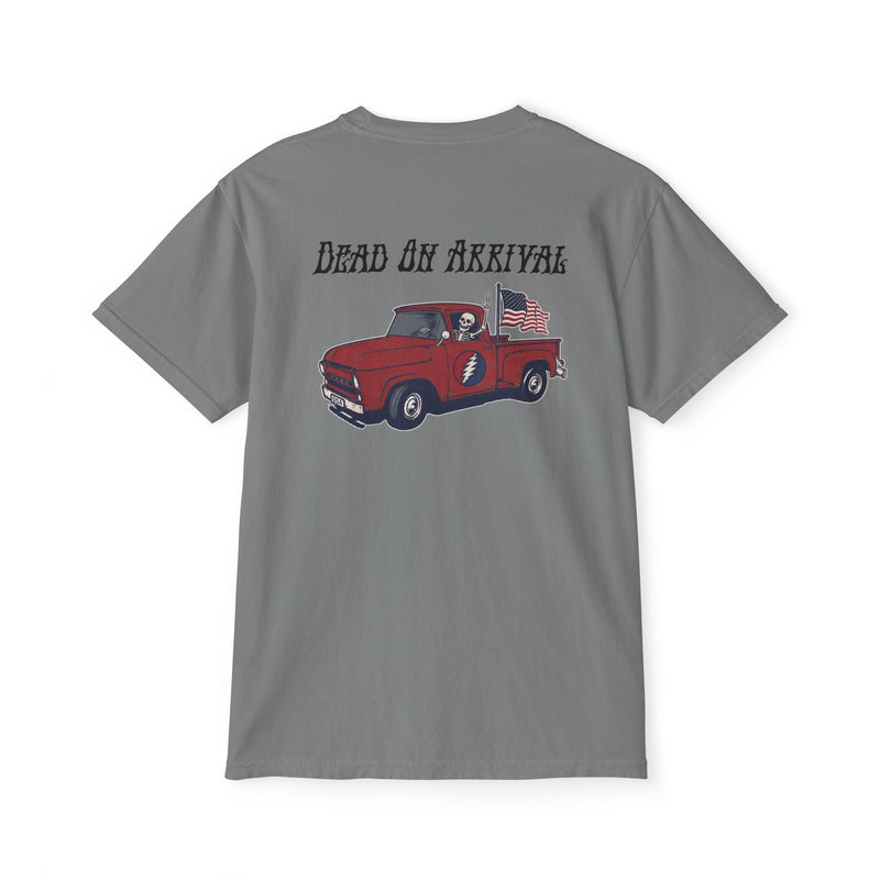 "Dead On Arrival" Comfort Colors Pocket T-Shirt